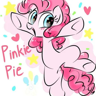 Balloon My Little Pony - Pinkie Pie pink
