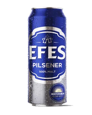 Купить пиво EFES 5% Can в Алматы за 500 тенге с доставкой на дом или в  организацию!