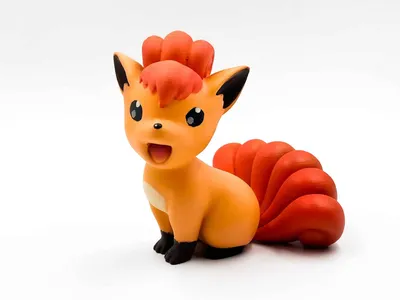 Pokemon Vulpix Holo Acrylic Charm – TheStarfishface