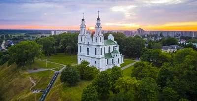 Полоцк - город в Витебской области Беларуси. Церковь, Костёл, Монастырь.  Достопримечательности, Путешествие и туризм, Исторические и архитектурные  памятники.