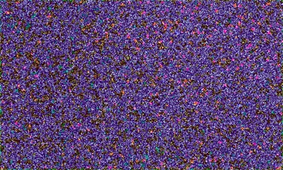 Colorful static noise on vintage tv on Craiyon