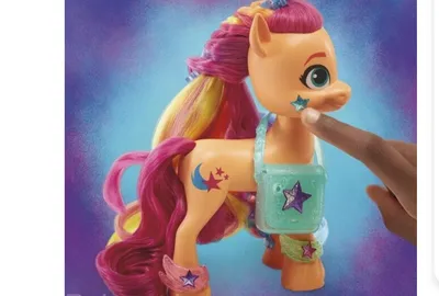 Hasbro My Little Pony Радужные волосы Санни F1794 купить в Минске недорого  с доставкой по Беларуси