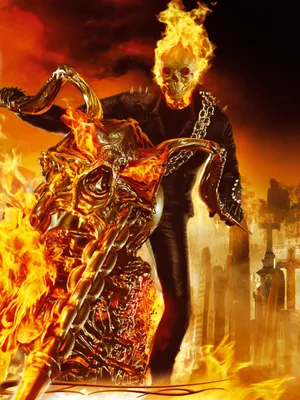 Купить постер (плакат) Ghost Rider на стену для интерьера