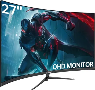 Amazon.com: Gawfolk 2K 165Hz Curved Monitor, 27 Inch QHD 2560x1440p 144Hz  Gaming Monitor with AMD FreeSync, Flicker-Free, 2X HDMI 2.0, DP 1.4,  Ultra-Thin Frameless 1800R Screen PC Monitor : Electronics