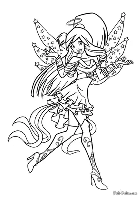 Online coloring pages angels, Coloring page RAF and sulfus angels.