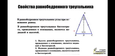 Нахождение площади равнобедренного треугольника при помощи теоремы Пифагора  | Геометрия | Алгебра - YouTube