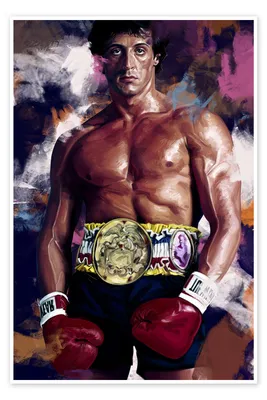 Rocky Balboa print by Dmitry Belov | Posterlounge