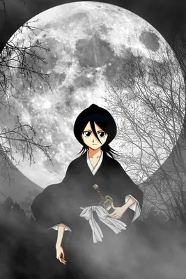 Kuchiki Rukia from Bleach. | Рисунки, Блич, Милые рисунки