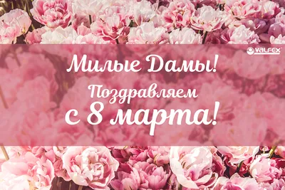 Милые женщины! Поздравляем Вас с 8 Марта!