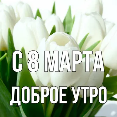 Картинки с добрым утром 8 марта фотографии