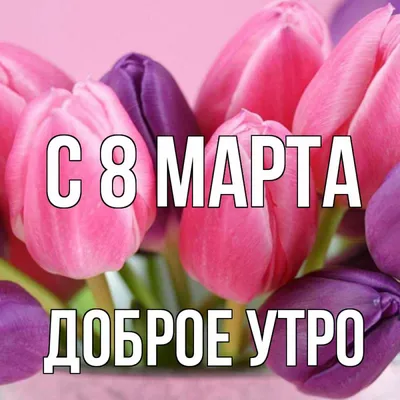 Открытка с добрым утром с цветами — Slide-Life.ru