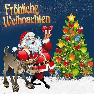 Frohe weihnachten | Поздравление с рождеством на немецком языке