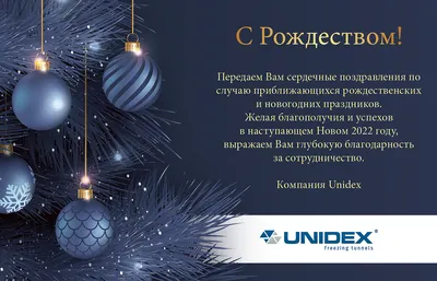 Поздравляем вас с наступающим Новым 2022 годом и Рождеством Христовым!