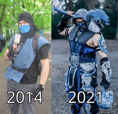 This dude's cosplay on sub-zero costume! : r/MortalKombat