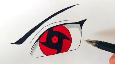 How To Draw Shisui's Mangekyou Sharingan - Step By Step Tutorial | Как  нарисовать шаринган Шисуи - YouTube