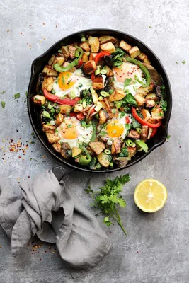 Grilled or Oven} Breakfast Skillet - Gimme Some Grilling ®