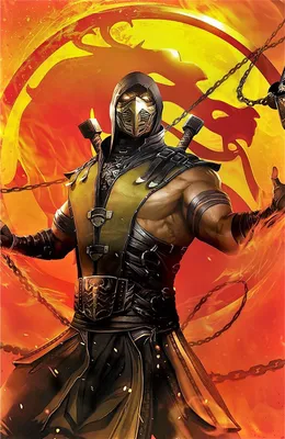 Mortal Kombat 11' Cover Reveals Scorpion in His Fiery Glory