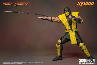 Image of scorpion from mortal kombat on Craiyon