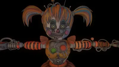 FNAF Five Nights At Freddy´s Scrap Baby 8\" Mexican action toy figure circus  | eBay