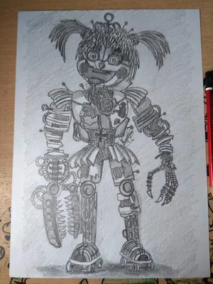 Scrap Baby | FNAF 👹 #scrapbaby #fnaf #sixfanarts #drawing #art #fypシ |  TikTok