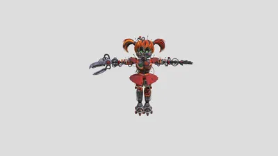 Fnaf HW2 Scrap Baby - Download Free 3D model by CreativeGearsX1000  (@fnafX5000) [686a22c]