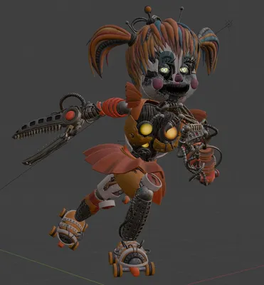 fnaf Friday scrap baby drawing #fnaf #fivenightsatfreddys #pizzariasim... |  TikTok