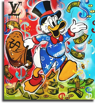 Картина по номерам Скрудж Макдак / Scrooge McDuck холст на подрамнике -  купить с доставкой по выгодным ценам в интернет-магазине OZON (627986305)