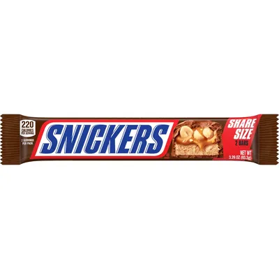 Snickers 2-Piece Milk Chocolate King Size Candy Bar - Shop Candy at H-E-B