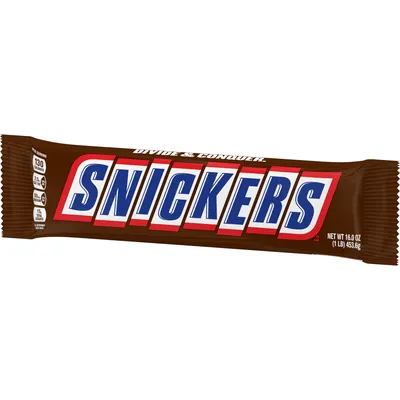 Snickers Giant 1 Pound Candy Bar - All City Candy