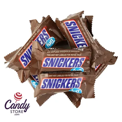 Snickers Crunchy Peanut Butter Candy Bars - 18ct Display Box