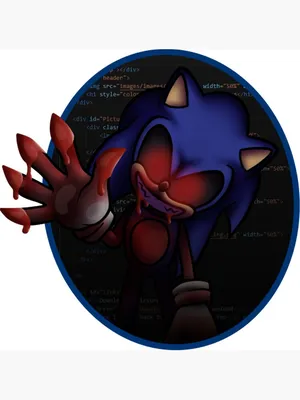 Hyper sonic exe pixel art