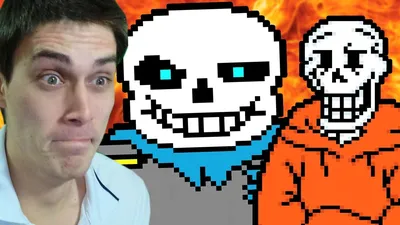 СВАП САНС И ПАПАЙРУС - 2 БИТВЫ СРАЗУ ! - Undertale: Underswap - YouTube