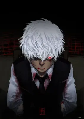 Обои аниме, мультсериал, Tokyo Ghoul, Kaneki Ken, Токийский Гуль, Канеки  Кена на телефон и рабочий стол, раздел арт, разрешение 1920x1080 - скачать