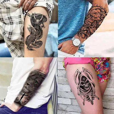 Тату рукав для мужчин|Tattoo sleeve for men | Татуировка предплечья мужчины,  Татуировки, Архитектурное тату