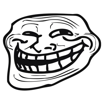 Large Troll Face transparent PNG - StickPNG