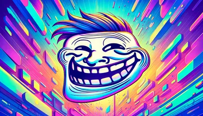 Troll Face Drawing by Jeffrey Wong - Fine Art America