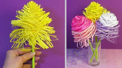 AWESOME FLOWER PAPER WITHOUT GLUE! - YouTube