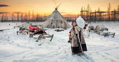 Смена сезонов осень-зима в этом морозном году в заполярной тундре. | Пикабу