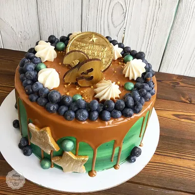 Торт на 23 февраля - Торты Fairycakes