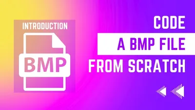 Bmp file format icon bitmap image extension Vector Image