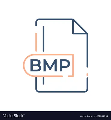 BMP File Format Icon. Bitmap Image File Extension Gradiant Icon Stock  Vector - Illustration of silhouette, bitmap: 189494762