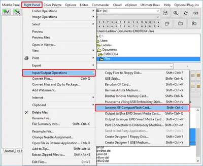 JEFview Viewing Janome Embroidery Files on a Mac