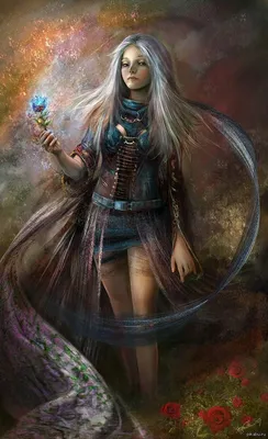 Girl in dark fantasy style by VinStav on DeviantArt