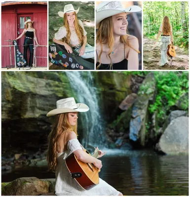 Western Style Senior Portraits at Hungarian Falls - Jessey