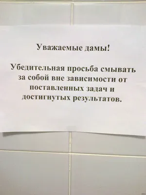 Плакат в туалет о соблюдении чистоты прикольные (49 фото) » Рисунки для  срисовки и не только