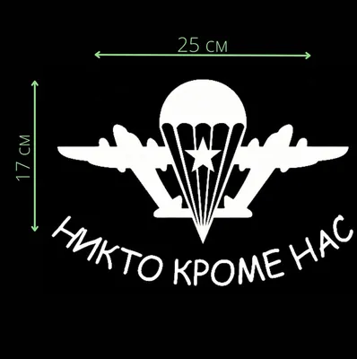 Флаг ВДВ Никто, кроме нас! (90х135) - купить в магазине Старший Прапорщик.