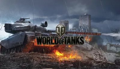 World of tanks wallpaper with explosive warzone on Craiyon