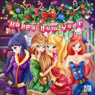 Всех с новым годом! | Winx club, Club, Creative art