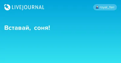 Соня: Почему бы не разбудить?» — создано в Шедевруме