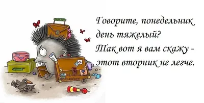 Почему понедельник — день тяжелый?🤔 Понедельник — день тяжелый, вторник  тоже напряженный. Долго.. | ВКонтакте